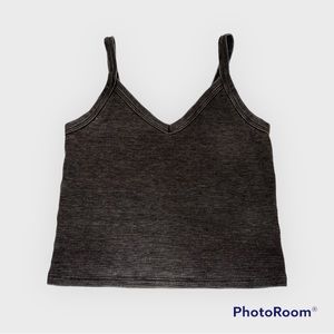 Dark Gray American Eagle Tank Top; Size Small
